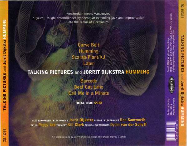 Talking Pictures And Jorrit Dijkstra : Humming (CD, Album)
