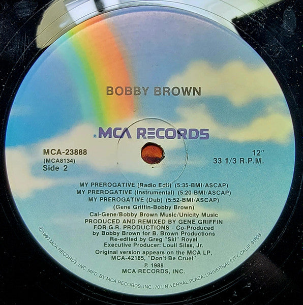 Bobby Brown : My Prerogative (Extended Remix) (12", Single)