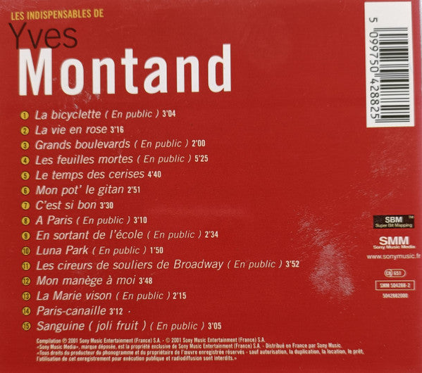 Yves Montand : Les Indispensables De Yves Montand (CD, Comp, Dig)