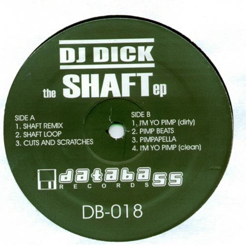 DJ Dick Nixon : The Shaft EP (12", EP)
