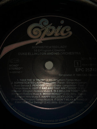 Duke Ellington And His Orchestra : Sophisticated Lady - 16 Ellington Classics (LP, Comp)