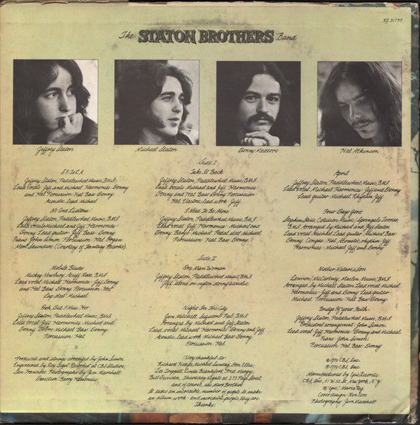 The Staton Brothers : The Staton Brothers Band (LP, Album)