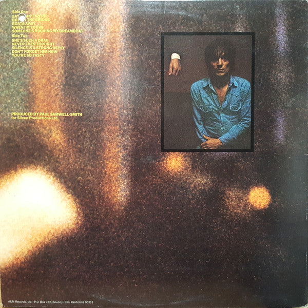 Murray Head : Say It Ain't So (LP, Album, Promo, Mon)