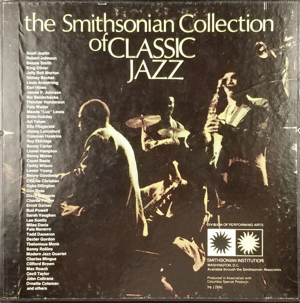 Various : The Smithsonian Collection Of Classic Jazz (6xLP, Comp, Mono, San + Box)
