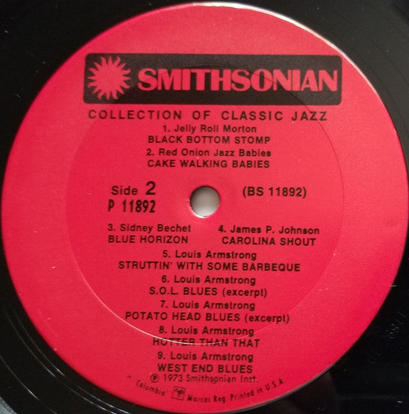 Various : The Smithsonian Collection Of Classic Jazz (6xLP, Comp, Mono, San + Box)