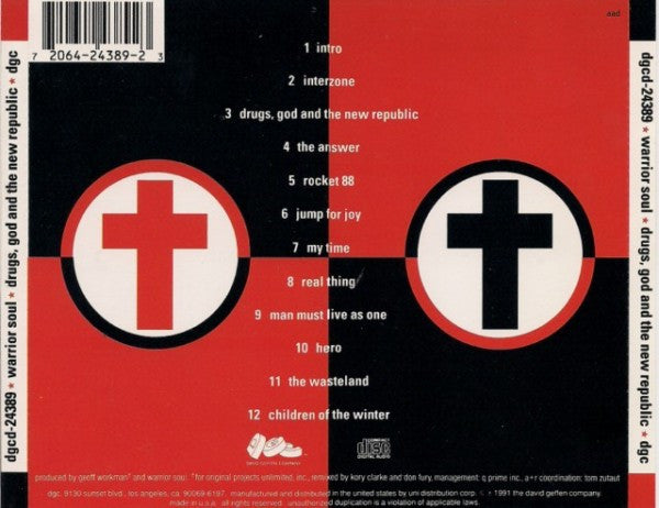 Warrior Soul : Drugs, God And The New Republic (CD, Album)