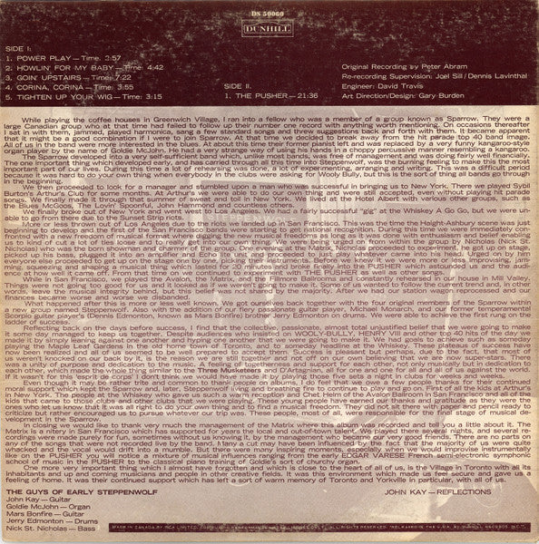 Steppenwolf : Early Steppenwolf (LP, Album)