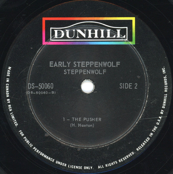 Steppenwolf : Early Steppenwolf (LP, Album)