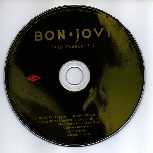 Bon Jovi : 7800° Fahrenheit (CD, Album, RE, RM)