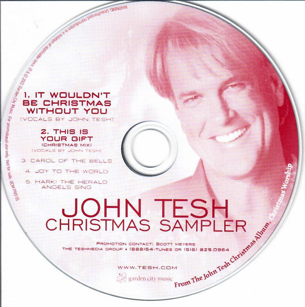 John Tesh : Christmas Sampler (CD, Promo, Smplr)