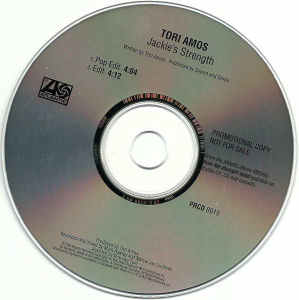 Tori Amos : Jackie's Strength (CD, Single, Promo, Col)