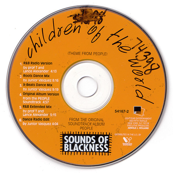 Sounds Of Blackness : Children Of The World (Theme From People) (CD, Maxi)