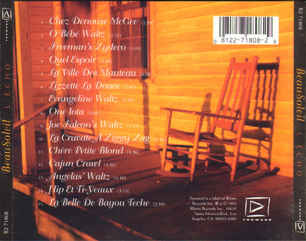 BeauSoleil : L'Écho (CD, Album)