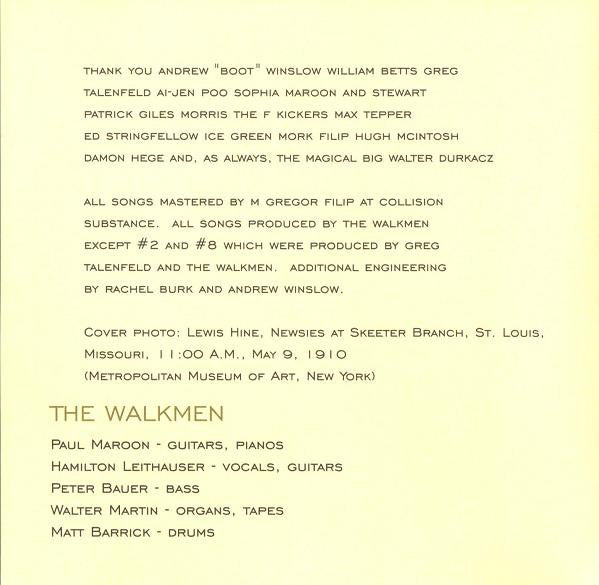 The Walkmen : Everyone Who Pretended To Like Me Is Gone (CD, Album)