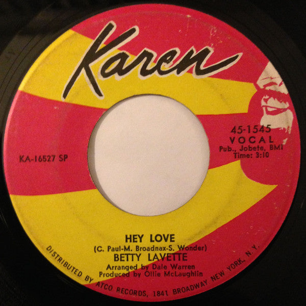 Bettye Lavette : A Little Help From My Friends / Hey Love (7", Single)