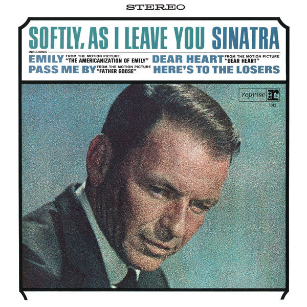 Frank Sinatra : Softly, As I Leave You (LP, Album, RP)