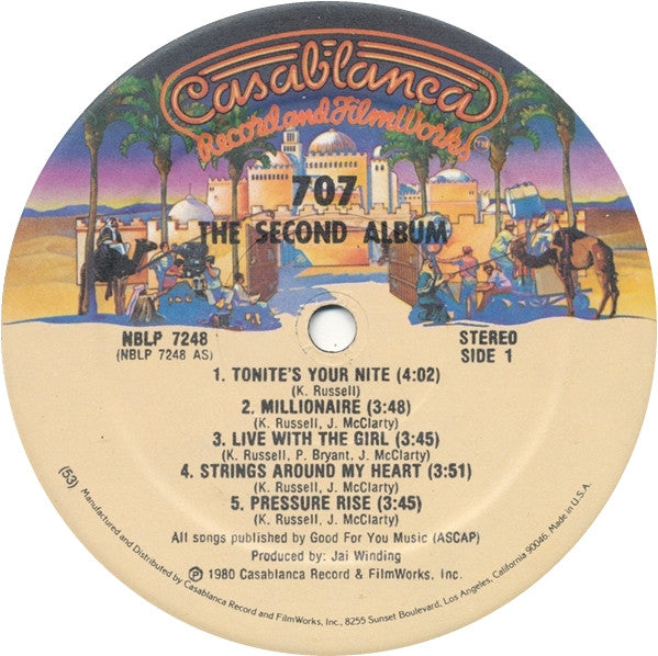 707 : The Second Album (LP, Album, 53)