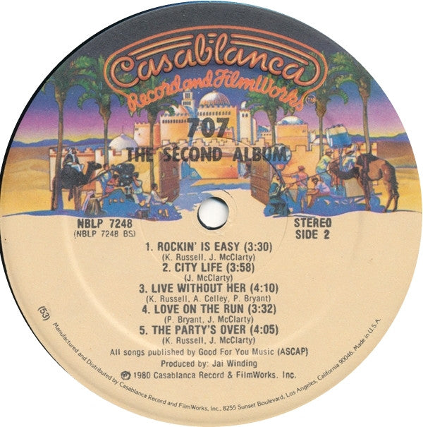 707 : The Second Album (LP, Album, 53)