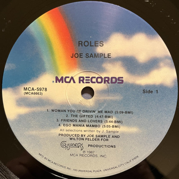 Joe Sample : Roles (LP, Album, Pin)