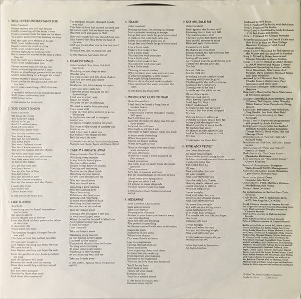 Berlin : Count Three & Pray (LP, Album, SRC)