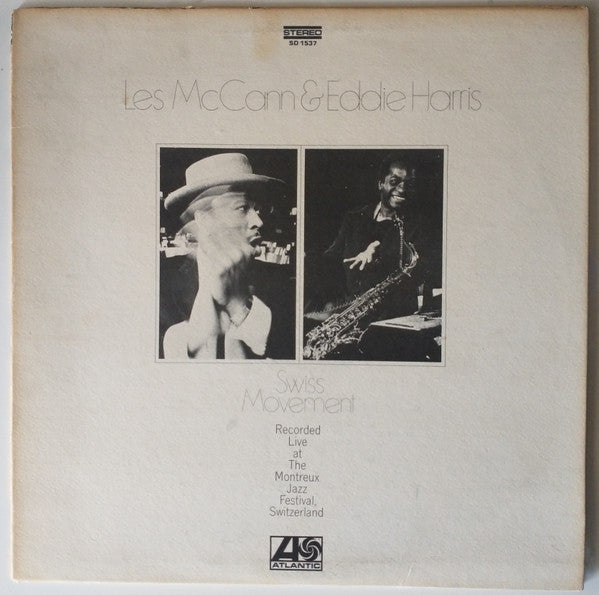 Les McCann & Eddie Harris : Swiss Movement (LP, Album)