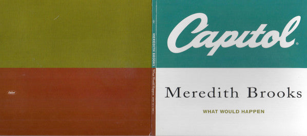 Meredith Brooks : What Would Happen (CD, Single, Promo, Dig)
