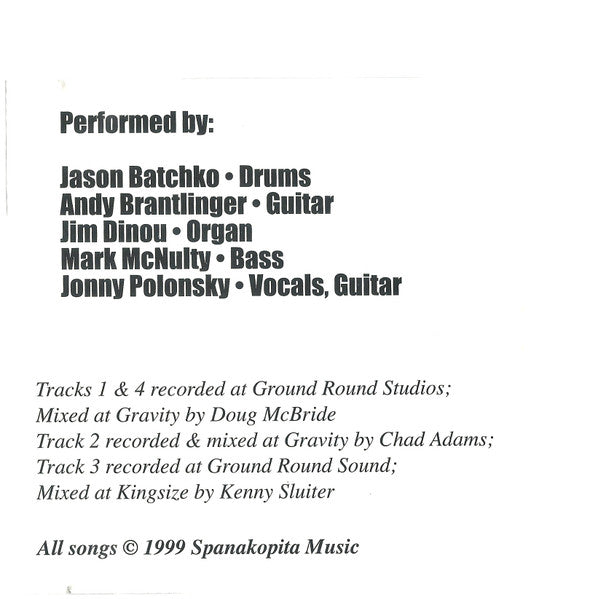 Jonny Polonsky : Demos (CD, EP)