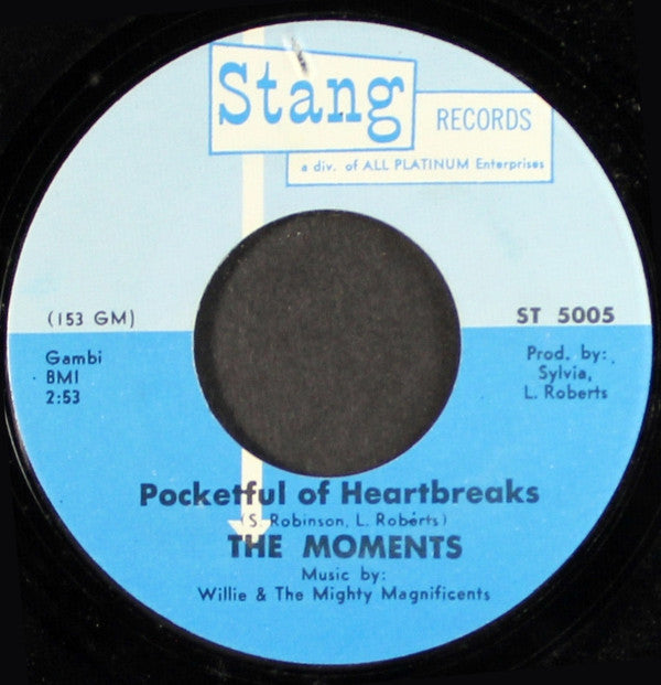 The Moments : I Do (7", Single, MSI)