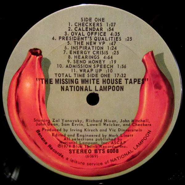 National Lampoon : The Missing White House Tapes (LP, Album, Pit)