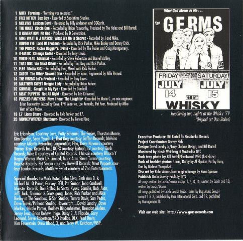 Various : Germs (Tribute) - A Small Circle Of Friends (CD, Album, Comp)