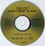 Paula Cole : I Don't Want To Wait (CD, Single, Promo)