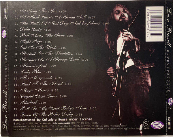 Leon Russell : Retrospective (CD, Comp, RE)