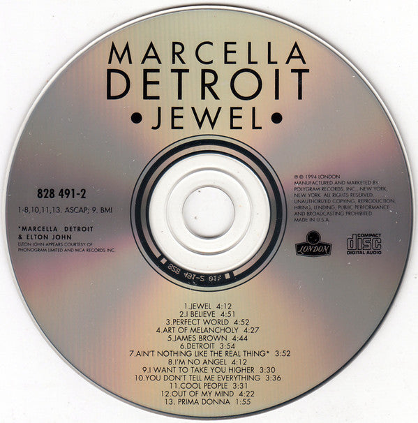 Marcella Detroit : Jewel (CD, Album)