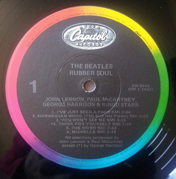 The Beatles : Rubber Soul (LP, Album, RE)