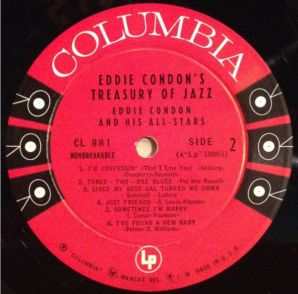 Eddie Condon And His All-Stars : Eddie Condon's Treasury Of Jazz (LP, Album, Hol)