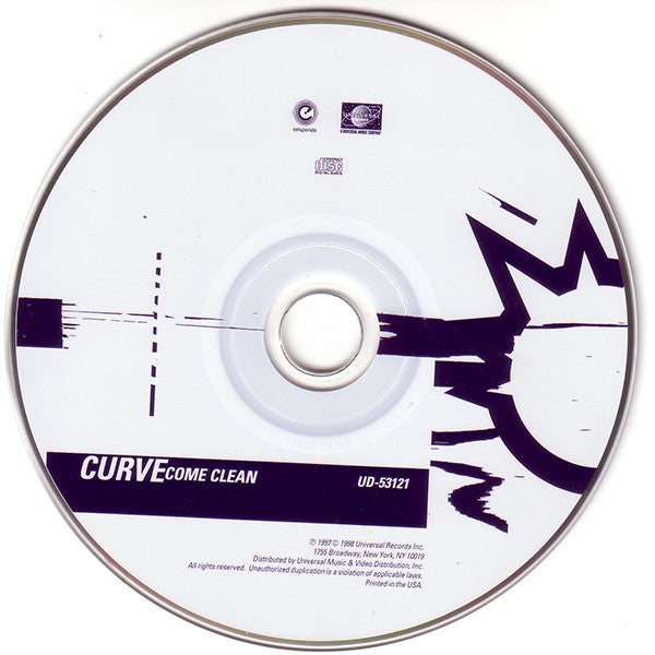 Curve : Come Clean (CD, Album)