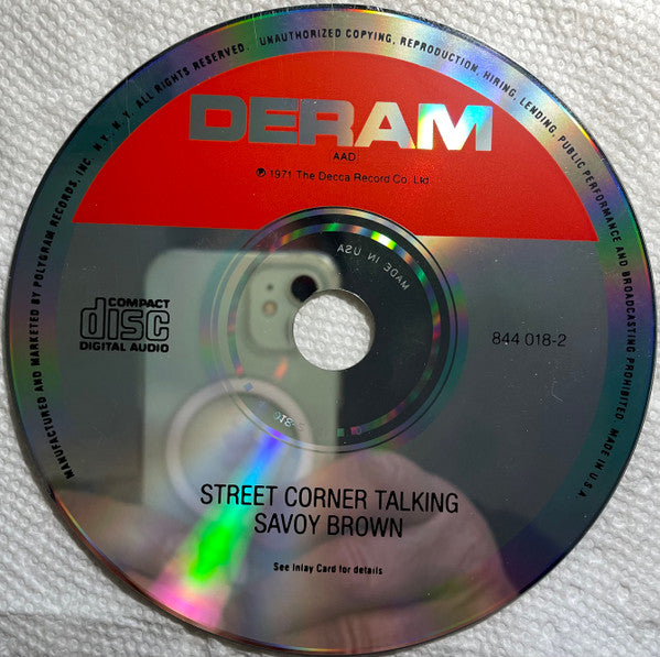 Savoy Brown : Street Corner Talking (CD, Album, RE)