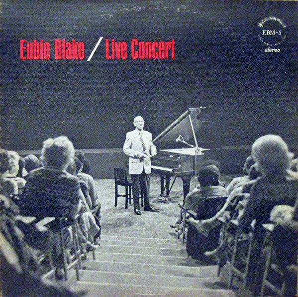Eubie Blake : Live Concert (LP, Album)