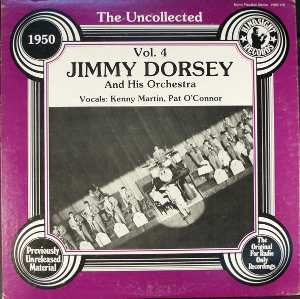 Jimmy Dorsey And His Orchestra : The Uncollected Jimmy Dorsey, Vol. 4, 1950 (LP, Mono)