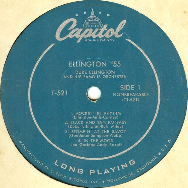 Duke Ellington And His Orchestra : Ellington '55 (LP, Album, Mono)