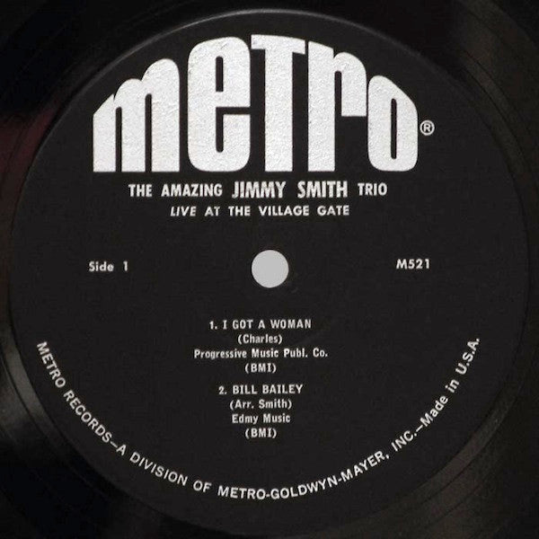 Jimmy Smith Trio : Live At The Village Gate (LP, Album, Mono)