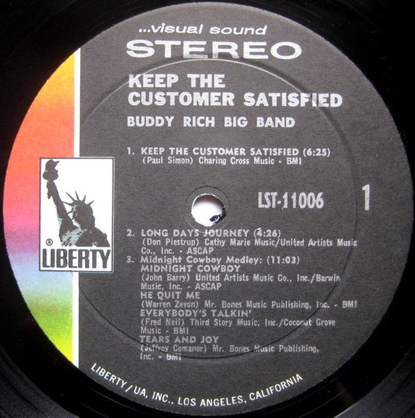 Buddy Rich Big Band : Keep The Customer Satisfied (LP, Album)
