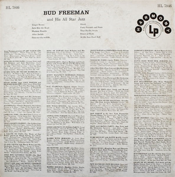 Bud Freeman's All Star Orchestra : Bud Freeman And His All Star Jazz (LP, Album)