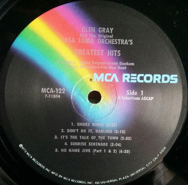 Glen Gray & The Casa Loma Orchestra : Greatest Hits (LP, Comp, RE)