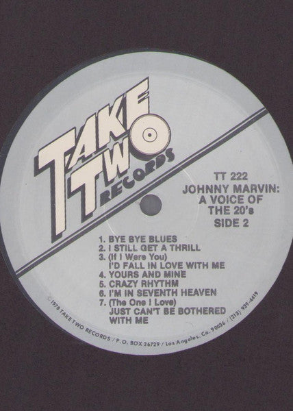 Johnny Marvin : A Voice Of The 20s (LP, Comp)
