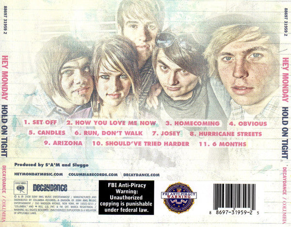 Hey Monday : Hold On Tight (CD, Album)