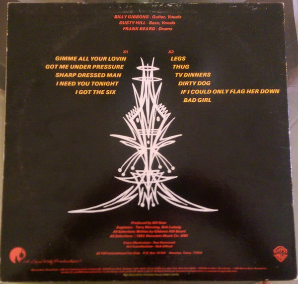 ZZ Top : Eliminator (LP, Album, Club, Pit)