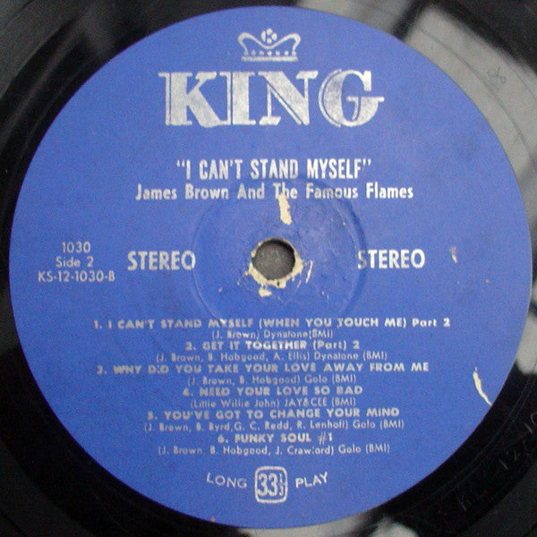 James Brown And The Famous Flames* : I Can't Stand Myself When You Touch Me (LP, Album)