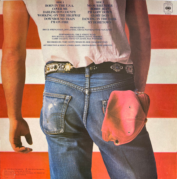 Bruce Springsteen : Born In The U.S.A. (LP, Album, Con)