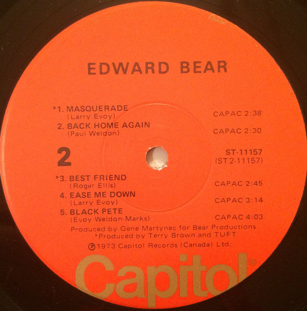 Edward Bear : Edward Bear (LP, Album, Win)